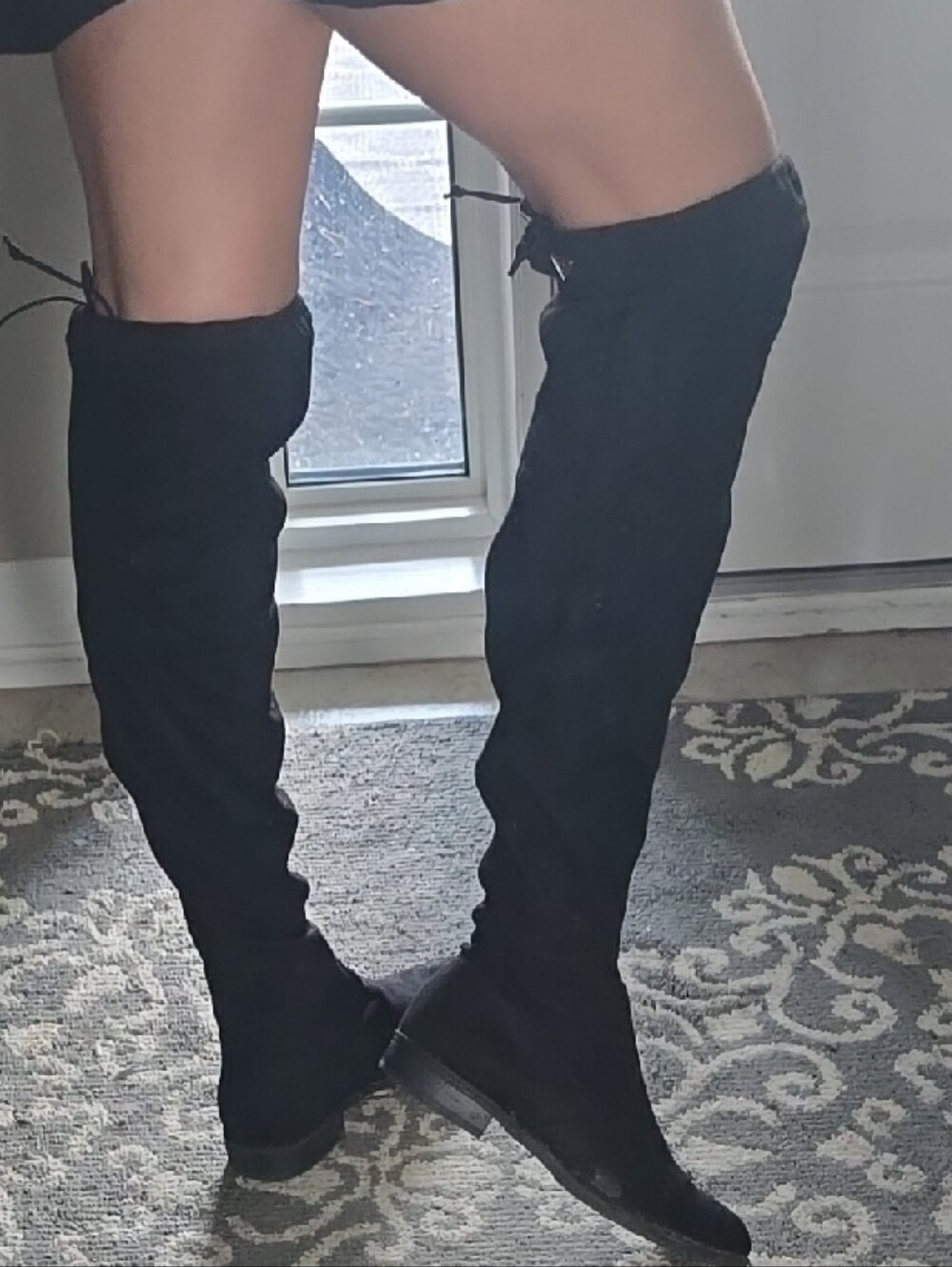 Guess Black Over-the-Knee Boots s7